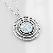 Load image into Gallery viewer, Hadar Designers Roman Glass Pendant Handmade 925 Sterling Silver (as 150666)