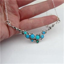 Load image into Gallery viewer, Hadar Designers Blue Opal Pendant Necklace Gift Handmade 925 Sterling Silver  (H