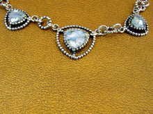 Load image into Gallery viewer, Hadar Designers Antique Roman Glass 3 Pendant Necklace Handmade 925 Silver (as)y