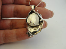 Load image into Gallery viewer, Hadar Designers 9k Yellow Gold Sterling Silver White Pearl Earrings (ms 328)