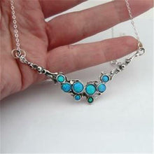 Load image into Gallery viewer, Hadar Designers Blue Opal Pendant Necklace Gift Handmade 925 Sterling Silver  (H