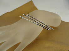 Load image into Gallery viewer, Hadar Designers Three Square Bangle Bracelets 925 Sterling Silver Handmade (v3