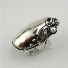 Load image into Gallery viewer, Blue opal ring 925 silver handmade impressive 7, 7.5 Hadar Designers (h 170)Last