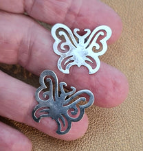 Load image into Gallery viewer, Butterfly Stud Earrings 925 Sterling Silver Handmade Art Hadar Designers () Last
