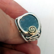 Load image into Gallery viewer, Ring Spiral 9k Yellow Gold 925 Silver 7,8,9,10 Handmade Hadar Designers(Ms 752)y