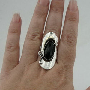 Hadar Designers Yellow Gold 925 Silver MOP Pearl Ring sz 7,8,9,10 Handmade (MS