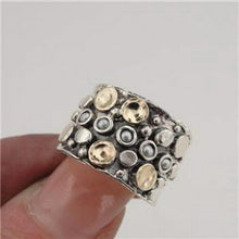 Load image into Gallery viewer, Hadar Designers Pearl Ring 9k Gold 925 Silver 5,5.5,6,6.5,7,8,9 Handmade (I r487