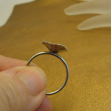 Load image into Gallery viewer, Tourmaline Ring 925 Sterling Silver sz 7 Handmade Hadar Designers  () Last