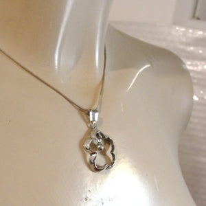 Hadar Designers Israel Handmade 925 Sterling Silver Floral Drop Pendant () LAST