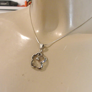 Hadar Designers Israel Handmade 925 Sterling Silver Floral Drop Pendant () LAST