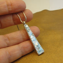 Load image into Gallery viewer, Hadar Designers Roman Glass Pendant 925 Sterling Silver Handmade (as 518210)