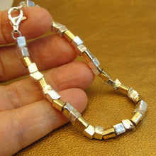 Load image into Gallery viewer, Hadar Designers Bracelet 14k Yellow Gold Fil Sterling Silver Handmade (I b036)