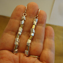Load image into Gallery viewer, Hadar Designers Earrings Long Dangle 14k Gold Fil 925 Sterling Silver (I be036)