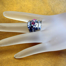 Load image into Gallery viewer, Hadar Designers Pink Tourmaline Ring 925 Sterling Silver 7,8,9,9.5 Handmade(H)y