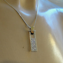 Load image into Gallery viewer, Hadar Designers Pendant White Zircon 9k Yellow Gold Sterling Silver (MS 1526) y