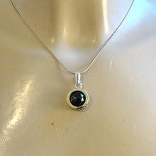 Load image into Gallery viewer, Hadar Designers black onyx pendant 9k yellow gold 925 silver handmade (ms 1327)y