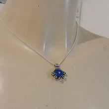 Load image into Gallery viewer, Hadar Designers Blue Lapis Lazuli pendant 925 sterling silver handmade art (h) y