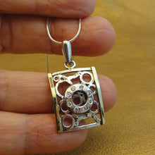 Load image into Gallery viewer, Hadar Designers 9k Yellow Gold 925 Silver Zircon Pendant Art Handmade (s) Last