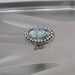 Roman Glass Pearl Ring Oval 6,7,8,9 sterling silver Handmade Hadar Designers (as