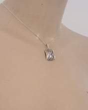 Load image into Gallery viewer, Impressive Zircon Pendant 9k Yellow Gold 925 Silver Handmade Hadar Designers()L