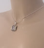 Impressive Zircon Pendant 9k Yellow Gold 925 Silver Handmade Hadar Designers()L