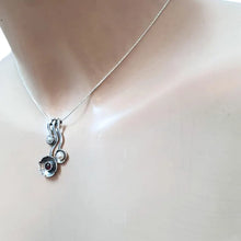 Load image into Gallery viewer, Artistic Garnet Pearl Pendant Sterling Silver Handmade Hadar Designers ()Last