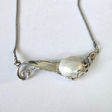 Load image into Gallery viewer, Artistic White Pearl Pendant 925 sterling Silver handmade Hadar designers () Last