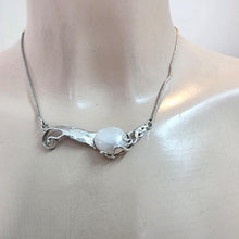 Load image into Gallery viewer, Artistic White Pearl Pendant 925 sterling Silver handmade Hadar designers () Last