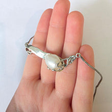 Load image into Gallery viewer, Artistic White Pearl Pendant 925 sterling Silver handmade Hadar designers () Last