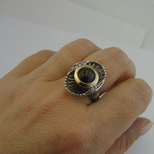 Load image into Gallery viewer, Hadar Designers Red Garnet Earrings 9k Yellow Gold 925 Sterling Silver (ms 1588)