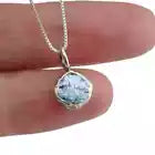 Load image into Gallery viewer, Sterling Silver Antique Roman Glass Pendant NEW Handmade Hadar Designers (AS)y