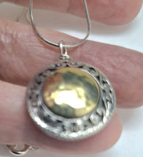 Load image into Gallery viewer, Hadar Designers 9k Yellow Gold Sterling Silver Zircon Impressive Pendant (Ms)Y