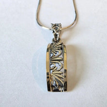 Load image into Gallery viewer, Filigree Pendant 9k Yellow Gold 925 Sterling Silver Handmade Hadar Designers(S)y