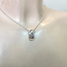 Load image into Gallery viewer, Pink Tourmaline Pendant 9k Yellow Gold Sterling Silver Hadar Designers (MS) Last