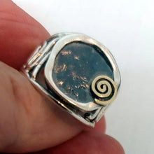 Load image into Gallery viewer, Pendant Spiral 9k Yellow Gold 925 Silver Handmade Hadar Designers (Ms 752)