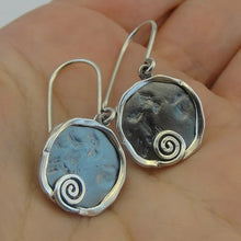 Load image into Gallery viewer, Pendant Spiral 9k Yellow Gold 925 Silver Handmade Hadar Designers (Ms 752)