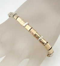 Load image into Gallery viewer, Zircon Bracelet 14k Yellow Gold F 925 Sterling Silver Hadar Designers (Ib235