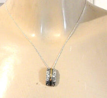 Load image into Gallery viewer, Zircon Pendant 9k Yellow Gold Sterling Silver Handmade Hadar Designers ()Last