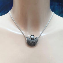 Load image into Gallery viewer, White Pearl Pendant 925 Sterling Silver Unique Handmade Hadar Designers () LAST