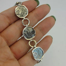Load image into Gallery viewer, Pendant Spiral 9k Yellow Gold 925 Silver Handmade Hadar Designers (Ms 752)