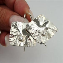Load image into Gallery viewer, Hadar Designers NEW &quot;Wild&quot; 925 Sterling silver Handmade white Zircon Pendant (MS