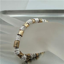 Load image into Gallery viewer, Hadar Designers Bracelet 14k Yellow Gold Fil Handmade Sterling Silver (I b183)