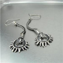 Load image into Gallery viewer, Hadar Designers 925 Sterling Silver Earrings &quot;Wild&quot; Artistic Handmade Dangle (H