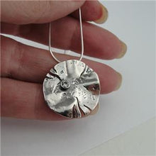 Load image into Gallery viewer, Hadar Designers &quot;Wild&quot; 925 Sterling silver Handmade white Zircon Pendant NEW (MS
