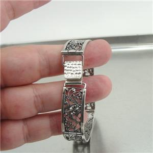 Hadar Designers 925 Sterling Silver filigree Bracelet Gorgeous Handmade(S