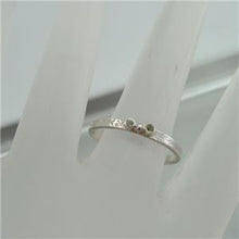 Load image into Gallery viewer, Hadar Designers Delicate Sterling Silver Peridot Ring sz 7.5,8 ()  Great Gift