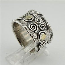 Load image into Gallery viewer, Hadar Designers Yellow Gold 925 Sterling Silver Ring sz 6,7,8,9, (VS) Great Gift