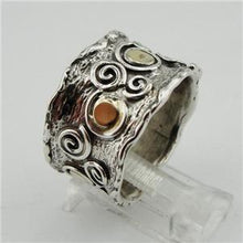 Load image into Gallery viewer, Hadar Designers Yellow Gold 925 Sterling Silver Ring sz 6,7,8,9, (VS) Great Gift