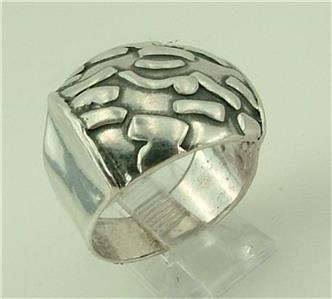 Ring 925 Sterling Silver  size 7,8,9,10 Handmade Art Hadar Designers (H 175) LAST