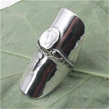 Load image into Gallery viewer, Hadar Designers 925 Sterling Silver Wide Ring 7,8,9,10 Handmade Artistic (H 106)